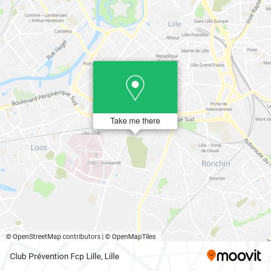 Club Prévention Fcp Lille map