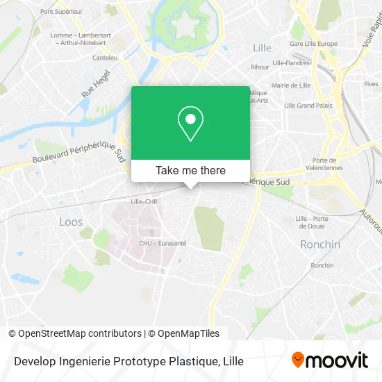 Develop Ingenierie Prototype Plastique map