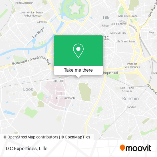 D.C Expertises map