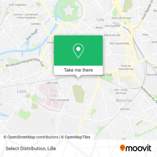 Select Distribution map