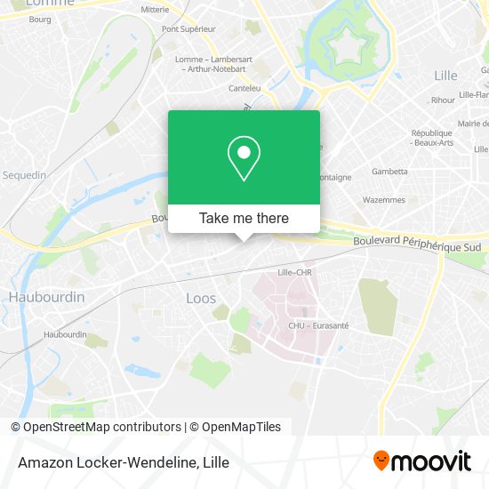 Amazon Locker-Wendeline map