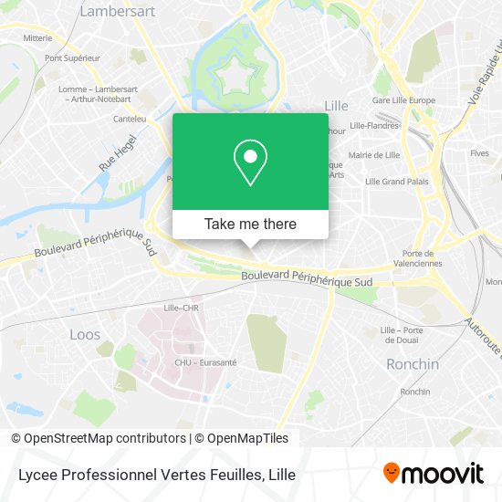 Lycee Professionnel Vertes Feuilles map