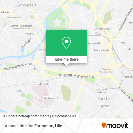 Association Iris Formation map