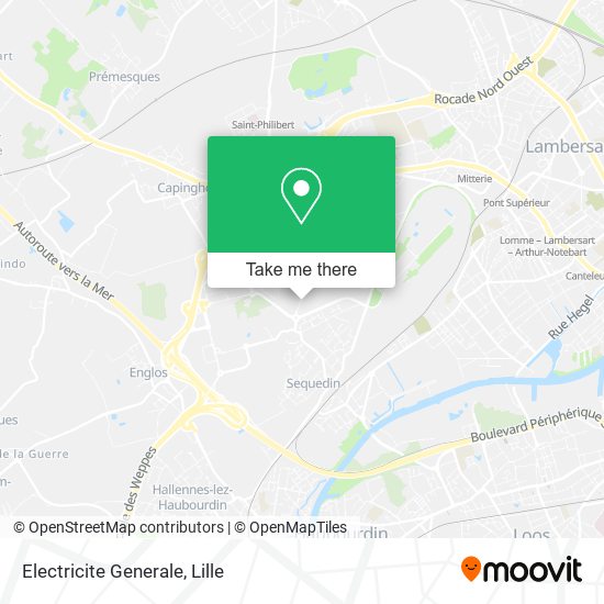 Electricite Generale map