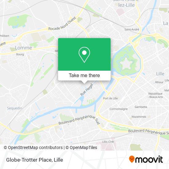 Mapa Globe-Trotter Place