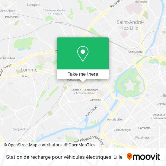 Mapa Station de recharge pour véhicules électriques