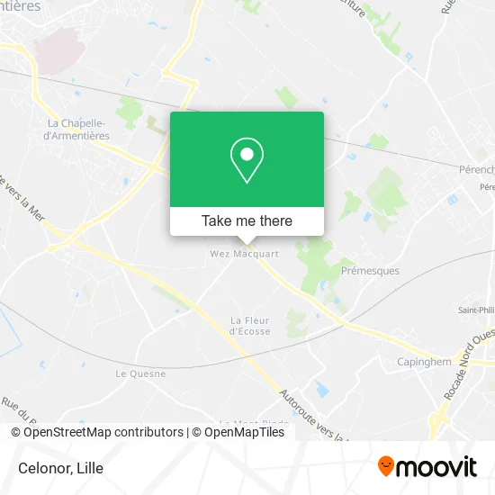 Celonor map
