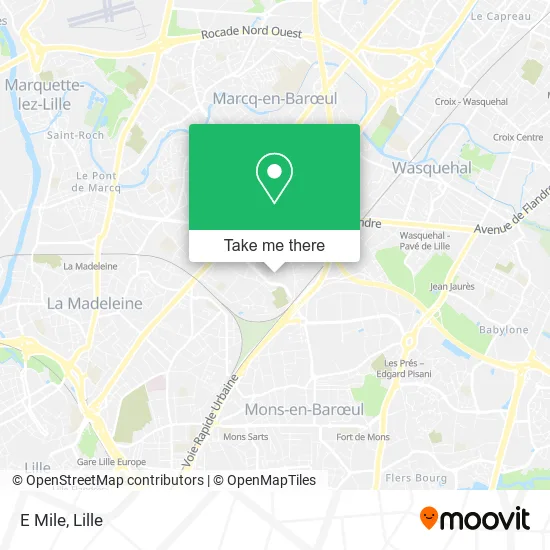 E Mile map