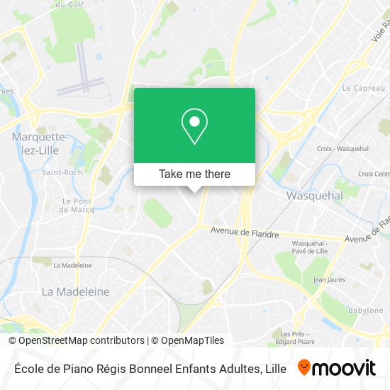 École de Piano Régis Bonneel Enfants Adultes map