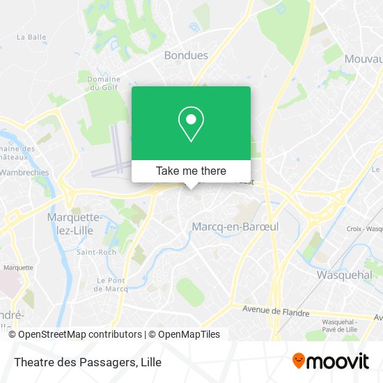 Mapa Theatre des Passagers