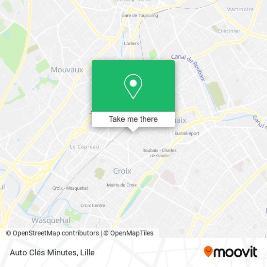 Auto Clés Minutes map