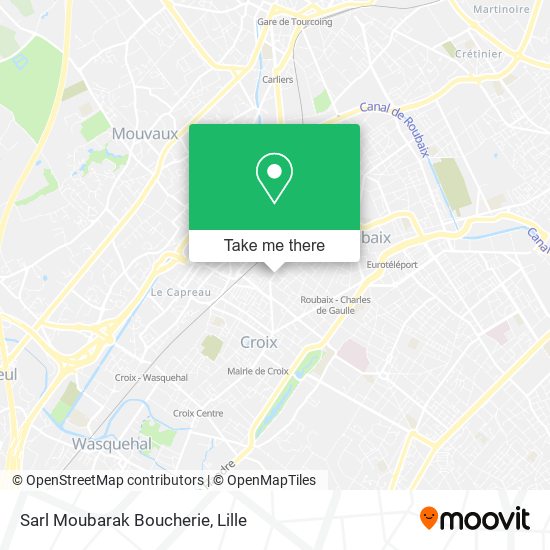 Sarl Moubarak Boucherie map