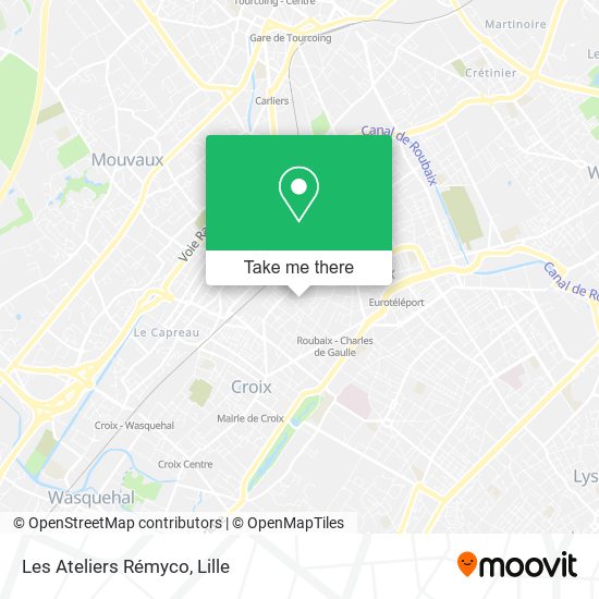 Les Ateliers Rémyco map