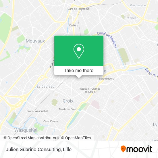 Julien Guarino Consulting map