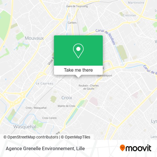 Agence Grenelle Environnement map