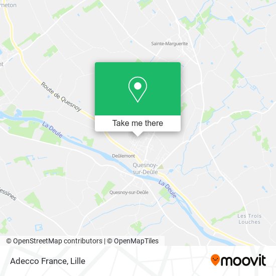 Adecco France map