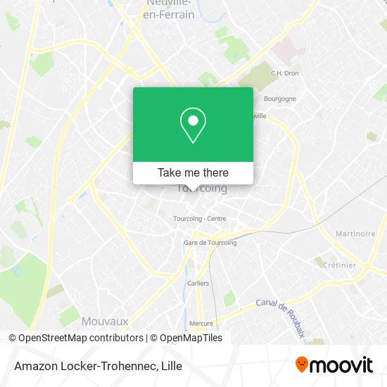 Amazon Locker-Trohennec map