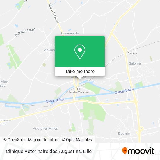Clinique Vétérinaire des Augustins map