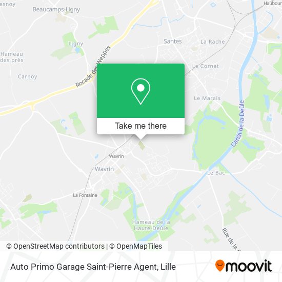 Auto Primo Garage Saint-Pierre Agent map