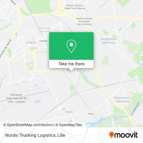 Nordic Trucking Logistics map