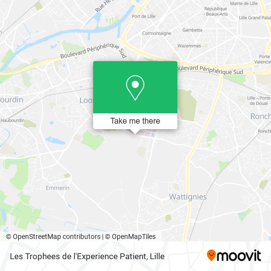 Mapa Les Trophees de l'Experience Patient