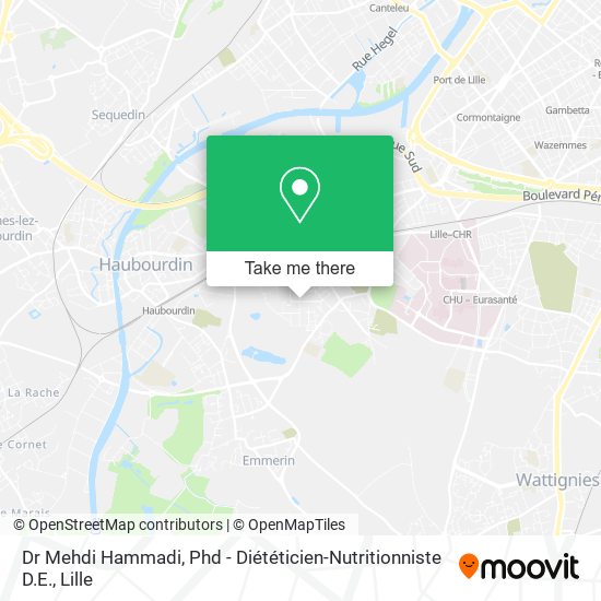 Dr Mehdi Hammadi, Phd - Diététicien-Nutritionniste D.E. map