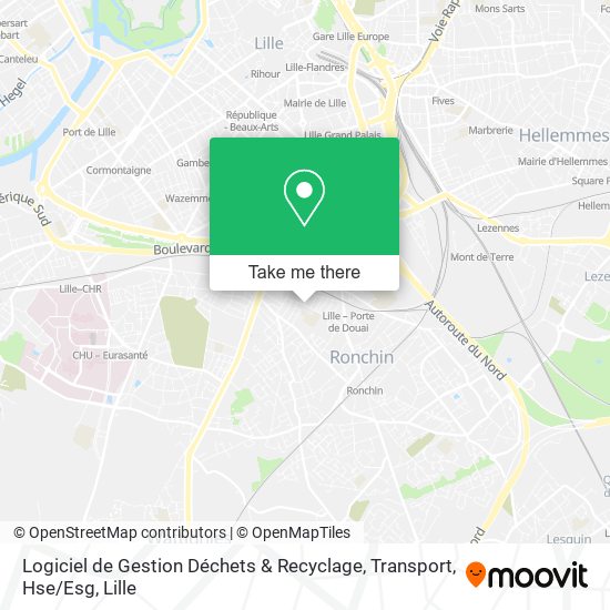 Logiciel de Gestion Déchets & Recyclage, Transport, Hse / Esg map