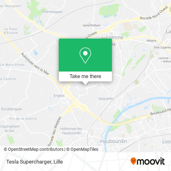 Tesla Supercharger map