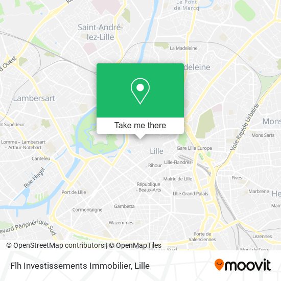 Flh Investissements Immobilier map