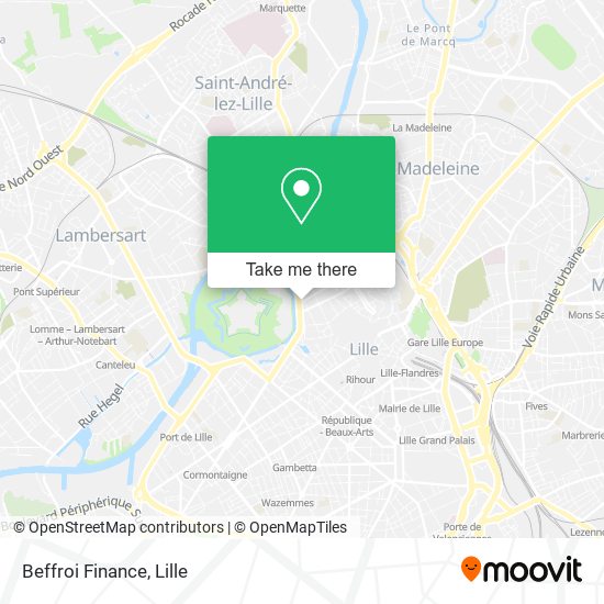 Beffroi Finance map