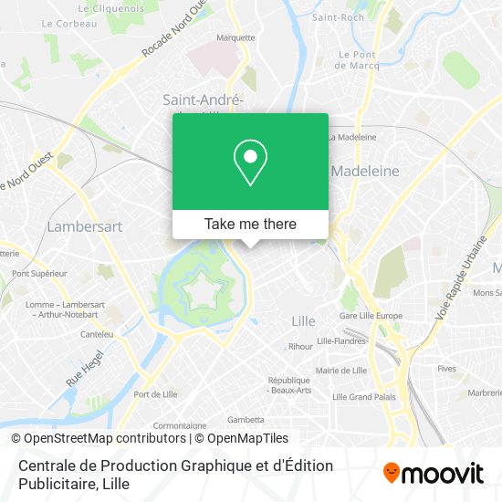 Centrale de Production Graphique et d'Édition Publicitaire map