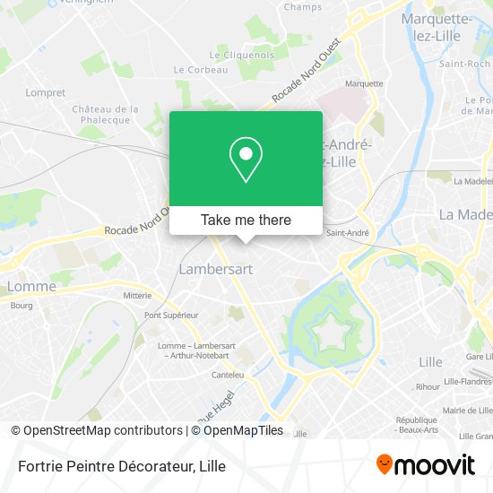 Fortrie Peintre Décorateur map
