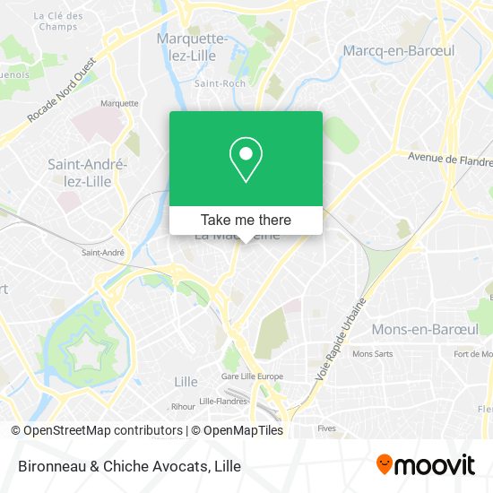 Bironneau & Chiche Avocats map