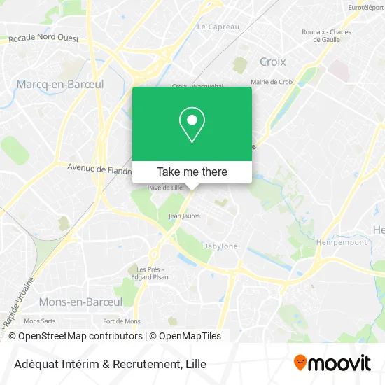 Adéquat Intérim & Recrutement map