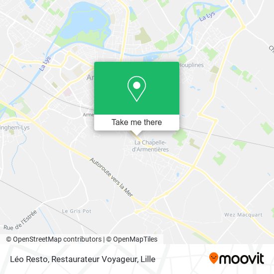 Léo Resto, Restaurateur Voyageur map