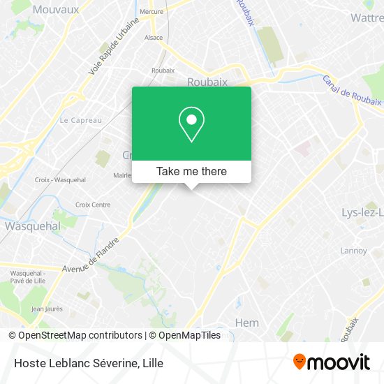 Hoste Leblanc Séverine map