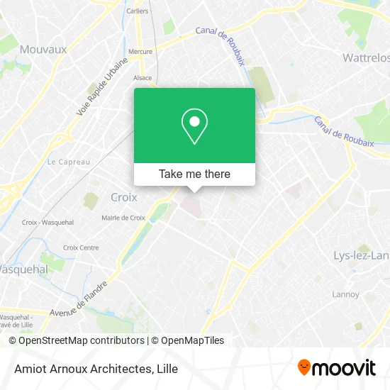 Amiot Arnoux Architectes map