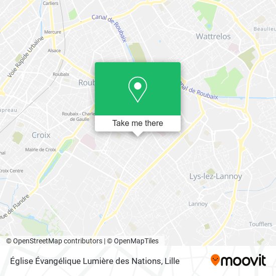Église Évangélique Lumière des Nations map