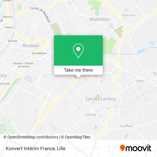 Konvert Intérim France map