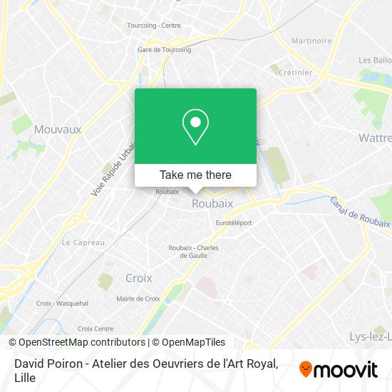 David Poiron - Atelier des Oeuvriers de l'Art Royal map