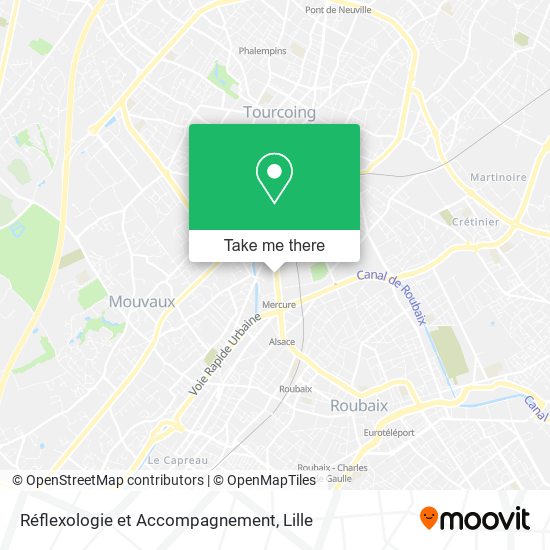 Réflexologie et Accompagnement map