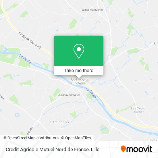 Crédit Agricole Mutuel Nord de France map