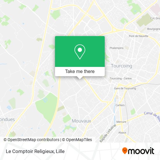 Le Comptoir Religieux map