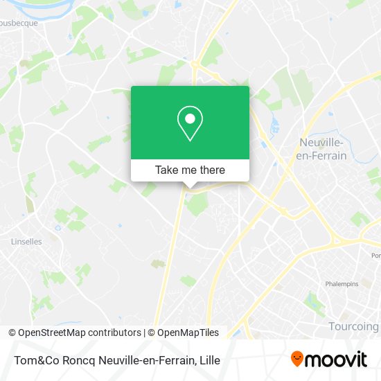 Tom&Co Roncq Neuville-en-Ferrain map