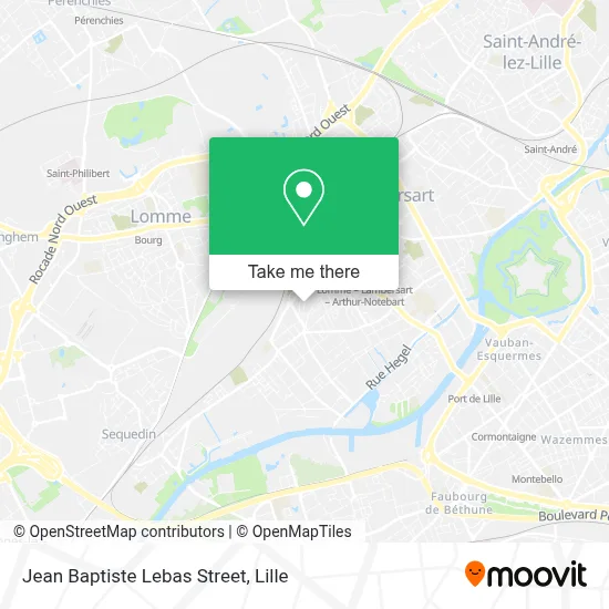 Rue Jean Baptiste Lebas map