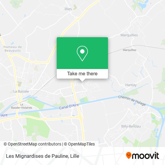 Les Mignardises de Pauline map