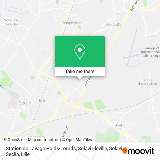 Station de Lavage Poids-Lourds, Solavi Fléville, Solavi Seclin map