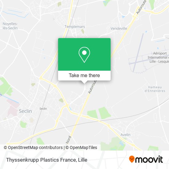 Thyssenkrupp Plastics France map
