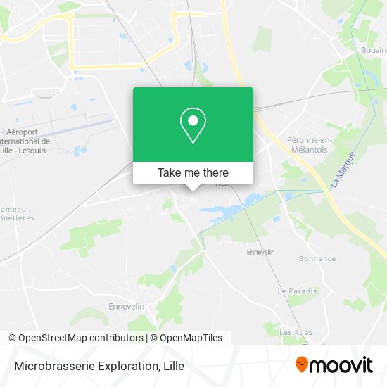 Microbrasserie Exploration map