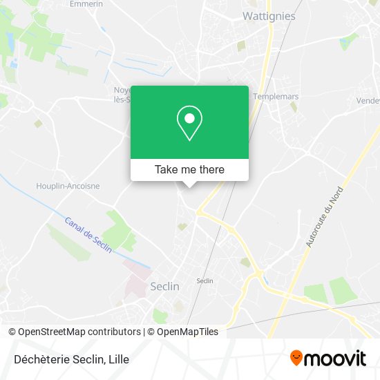Déchèterie Seclin map